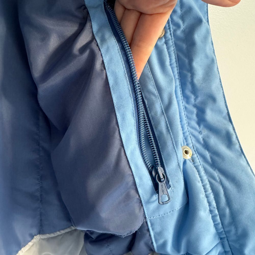 Vintage Obermeyer Ski Puffer Jacket Womens 6 Blue Floral 90s Snow Boarding‎ - Picture 15 of 16